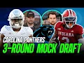 Carolina Panthers 3 Round Mock Draft PFF