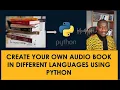 Create Your Own Book App In Different Languages Using Python