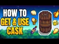 How To Get And Use Cask In Stardew Valley How To Age Wine Pale Ale Beer And Cheese