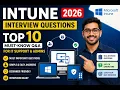 Top 10 Microsoft Intune Interview Questions Answers Easy Explanation for Beginners
