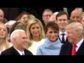 Melania Trump Fake Smile And Frown with sound - What Did Donald Trump Say At Inauguration