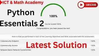 Python Essentials 2 Final Test Latest Solution Cisco Skills for all Cisco Networking Academy