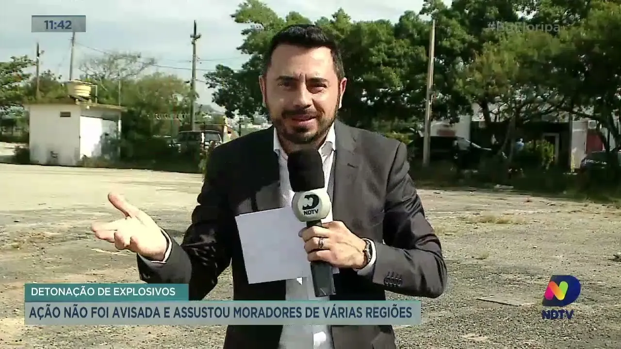 Detonação de explosivos em Florianópolis não foi avisada e assustou moradores de várias regiões