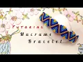 Macrame bracelet Diy zigzag macrame tutorial