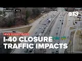 Gridlock troubles North Carolina roads amid I-40 closure