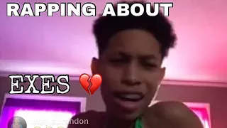 Zaywoah Freestyles on his Exes on Instagram Live 17