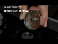 Knob Removal on a Glass Cooktop