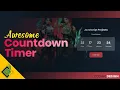 Countdown Timer Featured Coming Soon Page With HTML CSS JavaScript