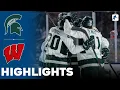 Michigan State vs Wisconsin | NCAA College Hockey | Highlights - January 04, 2025