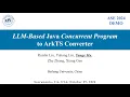 Download Lagu ASE 2024 DEMO: LLM Based Java Concurrent Program to ArkTS Converter
