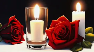 خلفيات متحركة شموع وورود حمراء RED ROSES AND CANDLES 