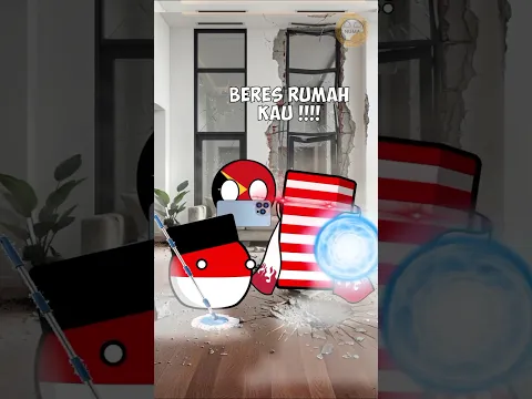 Indo Disuruh Beresin Rumah || #countryball #animasi