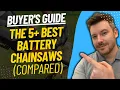 TOP 5 BEST BATTERY CHAINSAWS - Best Cordless Chainsaw Review 2023