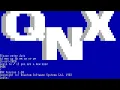 QNX Version 1.20 [IBM PC 5150] (1983) Quantum Software Systems