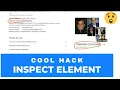 HOW TO SAVE INSPECT ELEMENT CHANGES PERMANENT LIKE COOL HACK