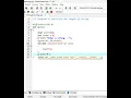 C program to calculate the length of a string SK - codez