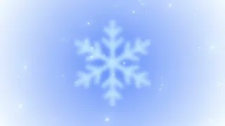 Sparkling blue aura snowflake background cozy winter aesthetic live wallpaper