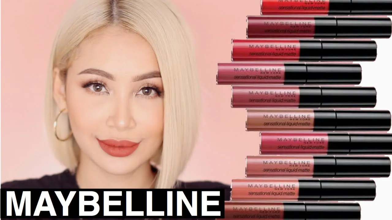Simple Look Tutorial feat. Maybelline Vivid Matte Liquid Lipstick #UncrackableMatte | SarahAyu