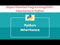 29 Inheritance in Python