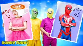 Two Spidermans Try to Break Up the Relationship Between Their Father and Stepmother