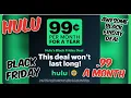 99 Hulu Subscription Hulu Black Friday Deal 11 88 for a Whole Year of Hulu