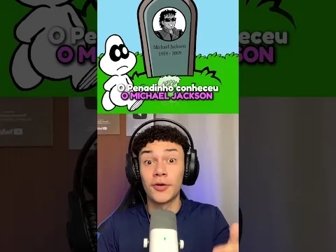O PENADINHO de TURMA DA MÔNICA conheceu o MICHAEL JACKSON! 😱