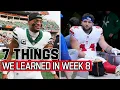 7 Things We Learned on Sunday of Week 8