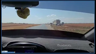 أتستراد  الراعي  فارغ بعد الارتفاع الملحوظ في درجات الحرارة التي وصلت إلى  ٤٧ درجة مئوية اليوم       دندنها