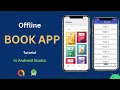 Create Book App in Android Studio Book App tutorial in Android Make Book App in Android Studio