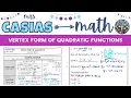 Vertex Form of Quadratic Functions Algebra 1 Lesson