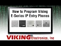 Viking E-20-IP-EWP Handsfree VoIP Entry Phone with Enhanced Weather Protection - Video 2 of 2