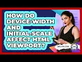 How Do Device-width And Initial-scale Affect HTML Viewport - Simple HTML Studio