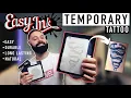 Easy ink Semi-Permanent Tattoo FULL TWO WEEK REVIEW