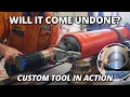We Made a Custom Tool to Disassemble This Mining Truck Accumulator