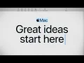 Ide cemerlang berawal di Mac | Apple