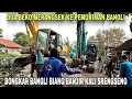 NGERI‼️DUA BEKHO DI TERJUNKAN LANGSUNG MERANGSEK KE PEMUKIMAN WARGA BONGKAR BANGLI KALI SRENGSENG