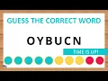 Guess the Correct Word Unscramble in Record Time 6 Letters Agent Quiz