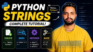 python strings complete tutorial hindi