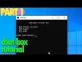 Chat Box in Batch File Part 1 - Tutorial