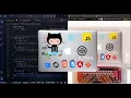 ASMR Programming - Macbook Stickers Animation