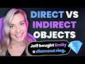 Direct VS Indirect Objects in English Grammar Lesson with Examples
