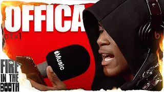 offica fire in the booth