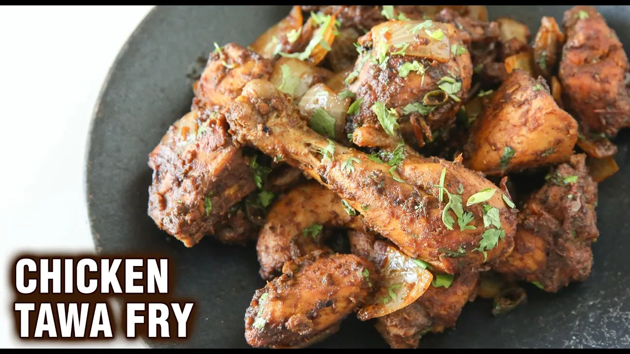 Best TAWA CHICKEN FRY   Chicken Tawa Fry Dhaba Style   Starter Recipe by Smita