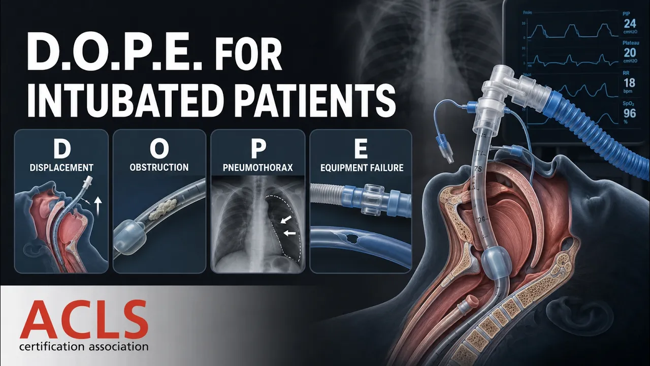 D.O.P.E. for Intubated Patients | ACLS Certification Association