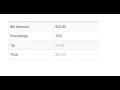 How to Build an Online Tip Calculator with No-Code