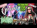 SHOW RULED OBITUARY IMMOLATION BLOOD INCANTATION - REVIEW 4 30 23 Richmond VA