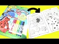 Miraculous Ladybug Crayola Coloring and Activity Book Pages Games Puzzles and Dolls