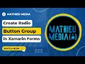 How to create Radio Buttons in Xamarin Forms for iOS and Android Part3