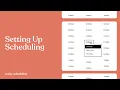 Setting Up Scheduling Acuity Scheduling