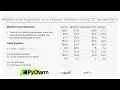 Multiple Linear Regression using PySpark Machine Learning 101 Tutorial Part 5 DM DataMaking